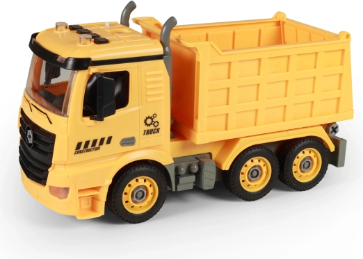 Camion Basculant cu Șurubelniță cu Sunet și Lumină