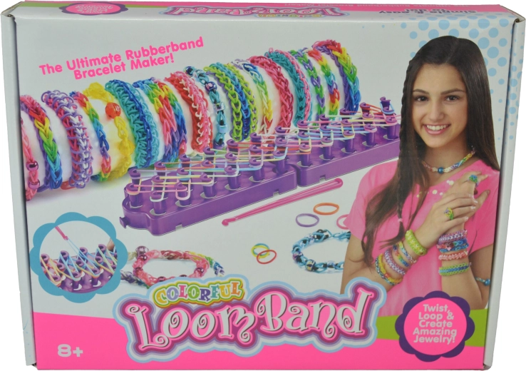 Set creativ cu 1200 elastice cu război de țesut