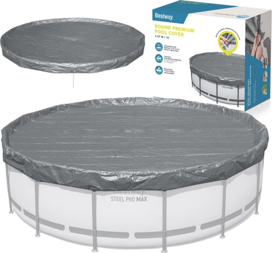 Bestway prelată premium rotundă pentru piscină 4,27 m