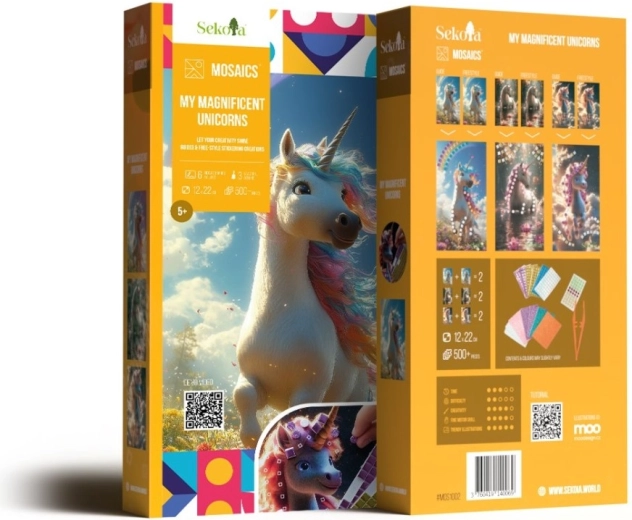 Sekoia Mosaics unicorn – set creativ de mozaic