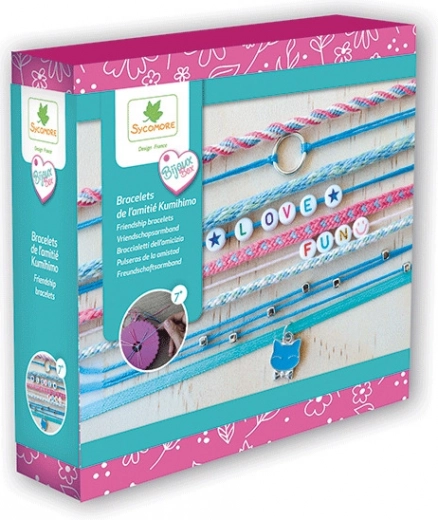 Set creativ pentru crearea brățărilor Kumihimo