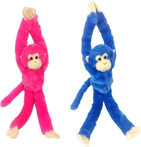 Maimuțică de pluș cu arici (velcro) 48 cm