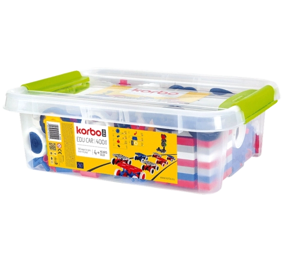 Set de construcție KORBO Edu Car 400 piese