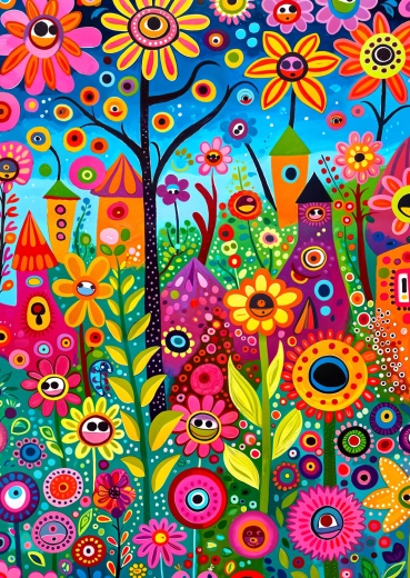 Puzzle Enjoy Grădină jucăușă 1000 de piese