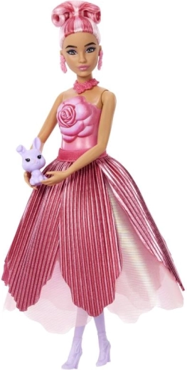 Barbie Petal Pop surpriză florală – Trandafir roșu