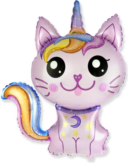 Balon din folie Pisica Magică 88 × 73 cm