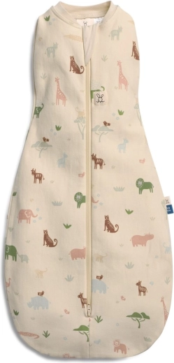 ErgoPouch păturică de înfășat și sac de dormit 2în1 Cocoon savannah 0,2 tog (3–6 luni)