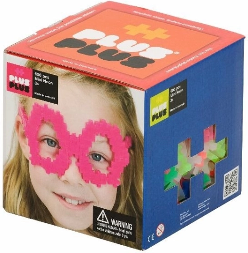 Set de construcție din plastic PlusPlus Mini Neon - 600 piese