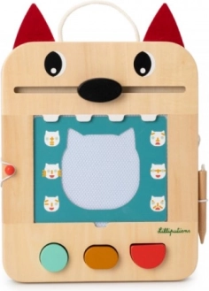 Tăbliță magică de desen LILLIPUTIENS – lupul Ludovic