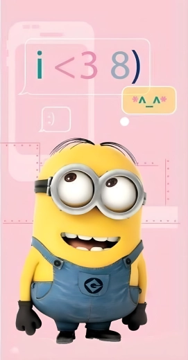 Prosop de baie din bumbac pentru copii Minionii, roz, 70 × 140 cm