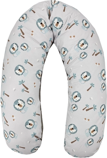 Eko pernă de alăptare Velvet Lion bej 180 cm