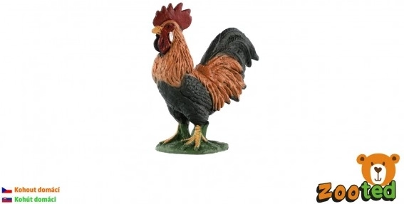 Figurină din plastic cocoș 5cm