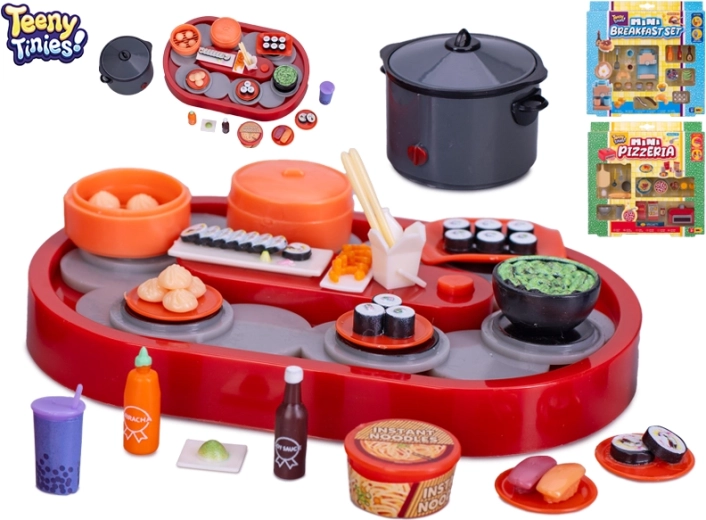 Teeny Tinies set mini accesorii de restaurant pentru păpuși