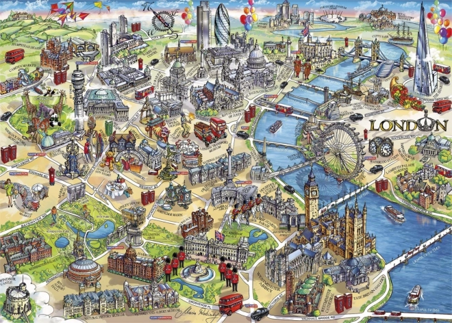 Puzzle Repere londoneze 1000 piese