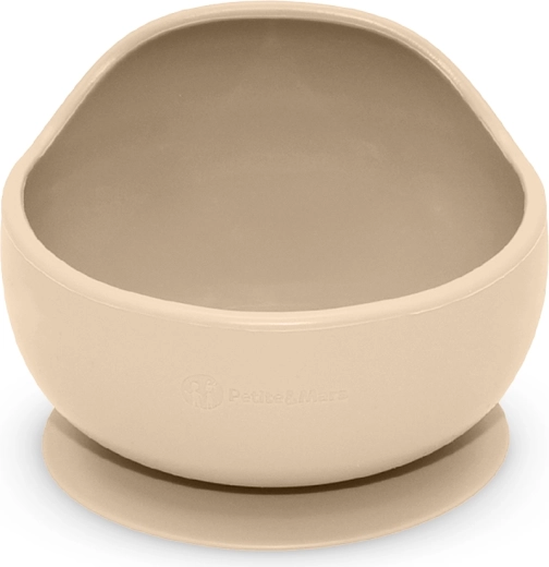Bol din silicon Petite&Mars cu ventuză Take&Match Desert Sand