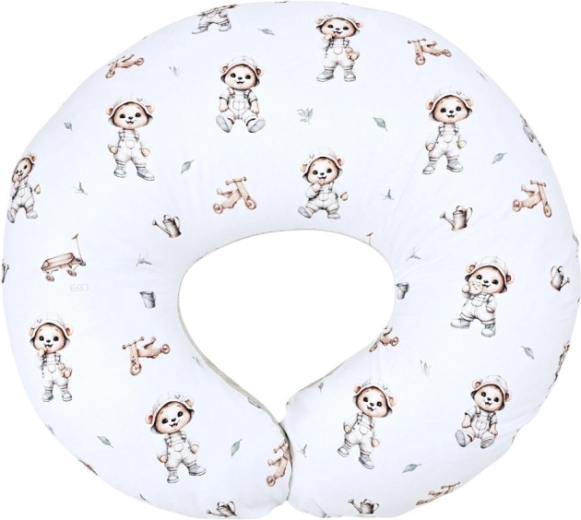 Pernă de alăptare Velvet Gardener Bear 60 × 60 cm