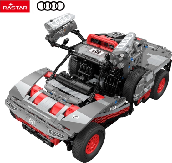 Set de construcție model Audi RS Q e-tron RASTAR gri (1:8)