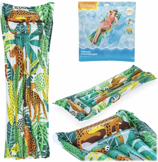 Saltea gonflabilă de plajă Bestway cu motiv de junglă 183 × 69 cm - 1 bucată