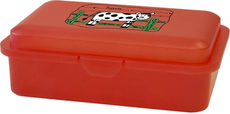 Cutie de gustare din plastic cu imprimeu 16 × 11 × 5,5 cm