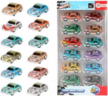 Set de mini mașinuțe de curse - 12 bucăți
