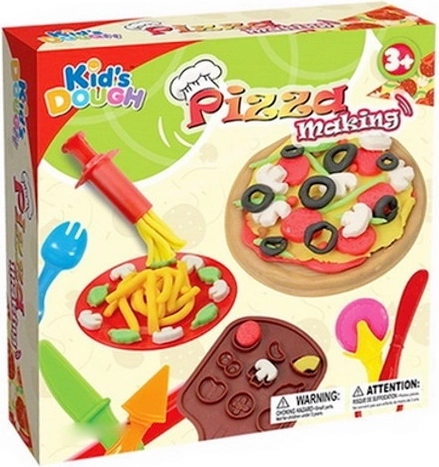 Pastă de modelat pizza – set creativ pentru copii