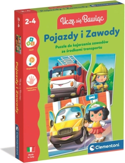 Vehicule și profesii – joc educativ pentru cei mici