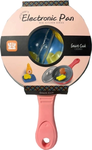 Set de bucătărie cu tigaie pe baterii care schimbă culoarea alimentelor