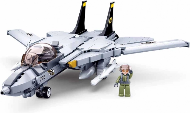 Set de construcție avion de vânătoare F-14 TOMCAT Sluban ModelBricks