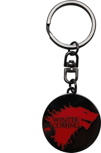 Game of Thrones breloc metalic „Winter is coming”