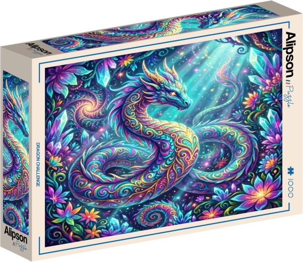 Alipson puzzle pătrat Provocarea dragonului 1000 de piese