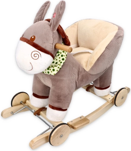 Adam Toys măgăruș balansoar cu scăunel și roți - 1 bucată