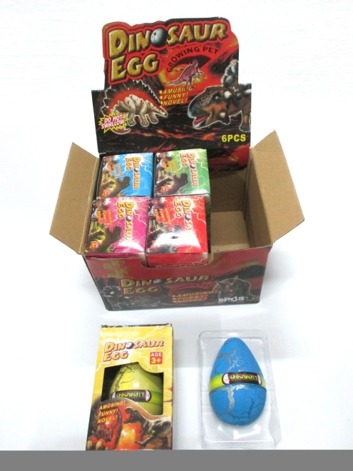 Ou cu dinozaur care crește 12 × 8 cm