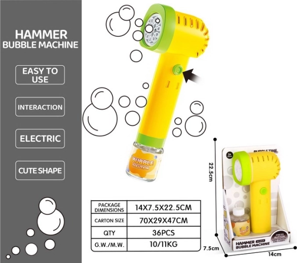 Ciocan pentru baloane de săpun 90 ml