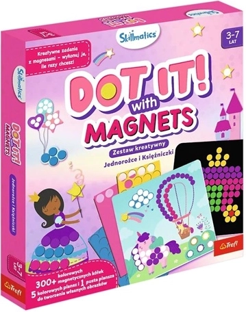 Trefl Skillmatics Dot It! cu magneți – unicorni și prințese