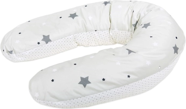 Träumeland pernă pentru alăptare design 5 gri stars