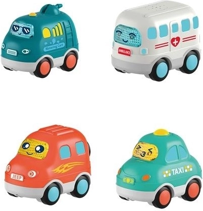 SmilyPlay mașinuță sonoră vehicule de intervenție cu efecte - 1 buc
