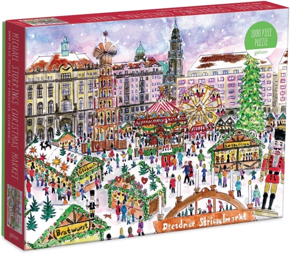 Puzzle Piața de Crăciun din Dresda 1000 piese