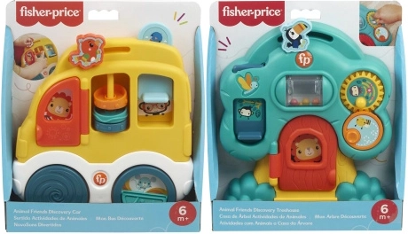 Fisher-Price Descoperim cu animăluțele – jucărie interactivă pentru bebeluși