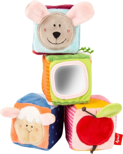 Sigikid set de cuburi senzoriale moi pentru bebeluși