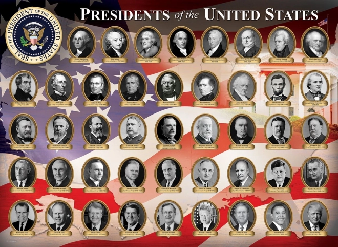 Puzzle Președinții Statelor Unite ale Americii 1000 piese