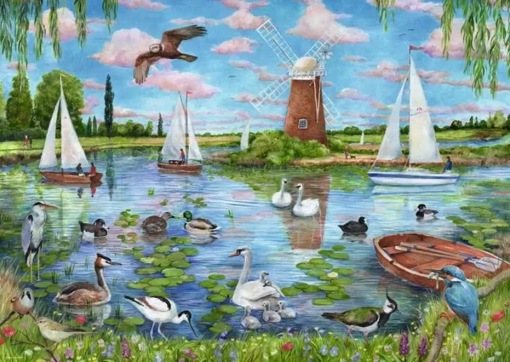 Ravensburger puzzle Misterul vieții în Anglia 1000 piese