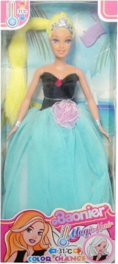 Păpușă cu păr lung care își schimbă culoarea la soare