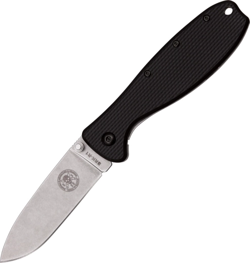 ESEE Zancudo cuțit de buzunar negru 7,7 cm, stonewash, FRN