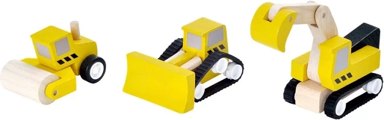 PlanToys vehicule de construcții pentru circuit auto