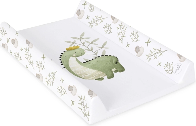 Ceba Baby saltea rigidă de înfășat pentru pătuț Ultra Light Dino King 50 × 70 cm