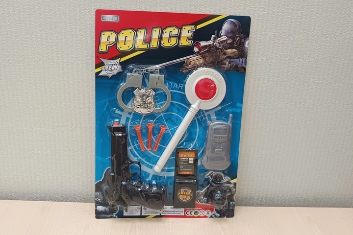 Set de poliție cu paletă de oprire