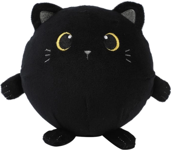 Mascotă squishy pisoiaș negru 15 cm