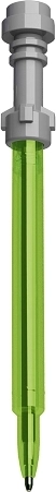 Stilou cu gel LEGO Star Wars, sabie laser verde deschis