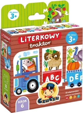 CzuCzu Tractorul cu litere – puzzle cu alfabetul