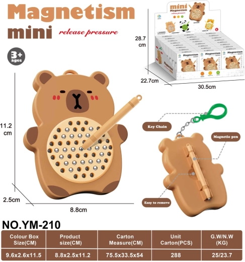 Tablă magnetică cu capibara